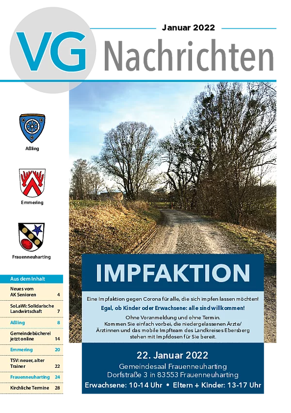 VG Nachrichten Januar 2022